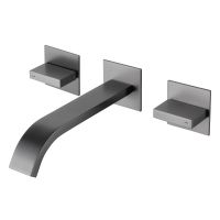 Смеситель ABBER Wasserfall AF8612NG для раковины скрытого монтажа, никель схема 1