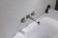 Смеситель ABBER Wasserfall AF8612NG для раковины скрытого монтажа, никель схема 3