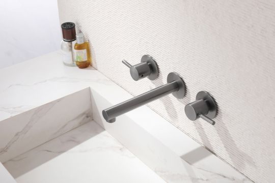 Смеситель ABBER Emotion AF88121NG скрытого монтажа для раковины, никель схема 3 Смеситель ABBER Emotion AF88121NG скрытого монтажа для раковины, никель схема 3