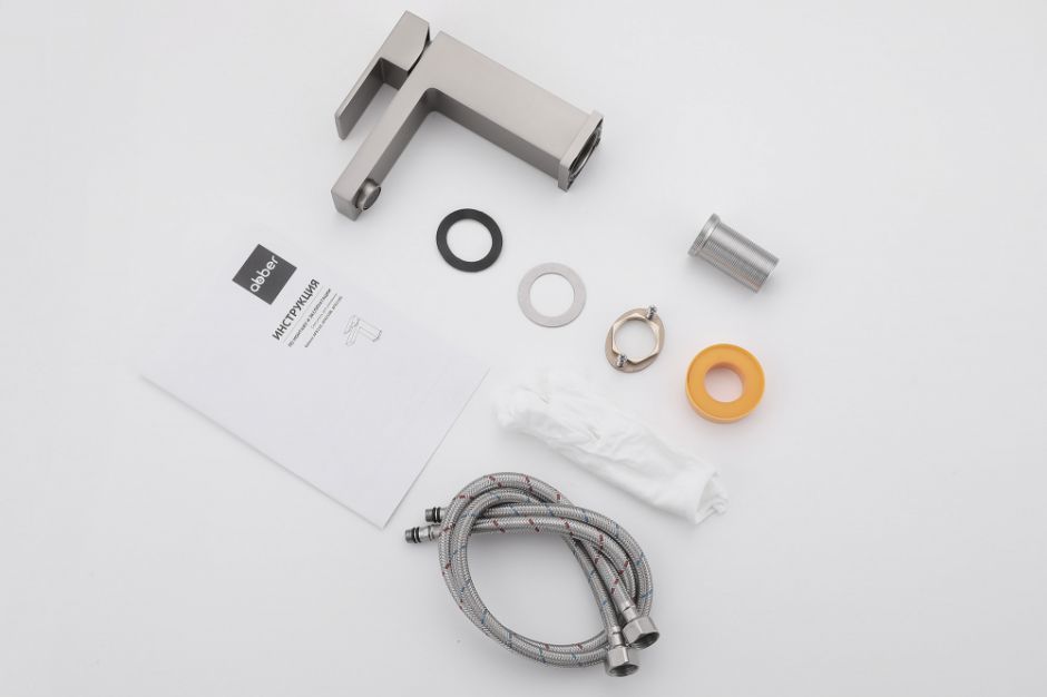 Смеситель ABBER Daheim AF8210SP для раковины, сатин ФОТО