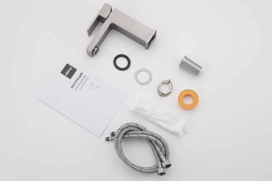 Смеситель ABBER Daheim AF8210SP для раковины, сатин схема 4