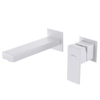 Смеситель ABBER Daheim AF8212W для раковины скрытого монтажа, белый матовый схема 1 Смеситель ABBER Daheim AF8212W для раковины скрытого монтажа, белый матовый схема 1