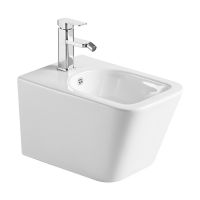 Биде ABBER Rechteck AC1250 подвесное белое схема 1