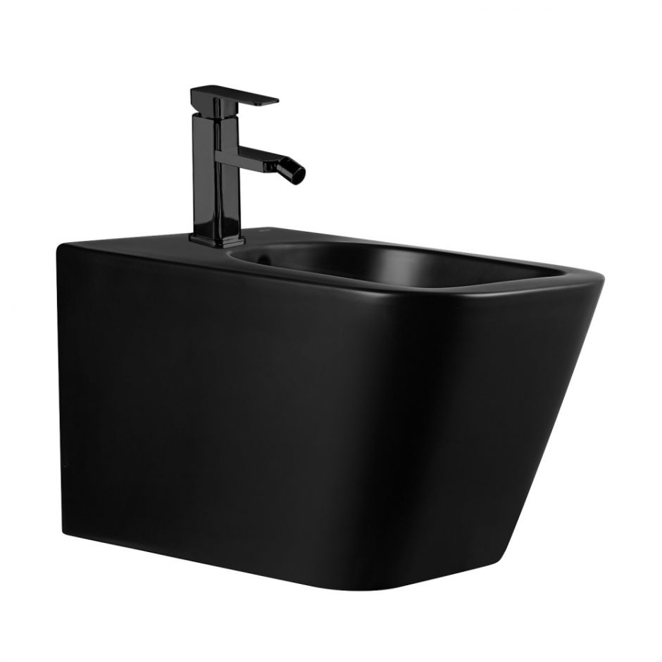 Изображение Биде ABBER Rechteck AC1250MB подвесное черное матовое