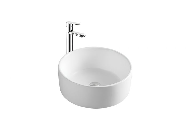 Раковина накладная для установки на столешницу AQUATEK AQ5118-MW матовый белый