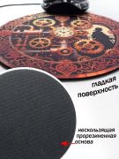 Прорезиненное основание плотно "прилипает" к столу, предотвращая смещения компьютерного коврика.