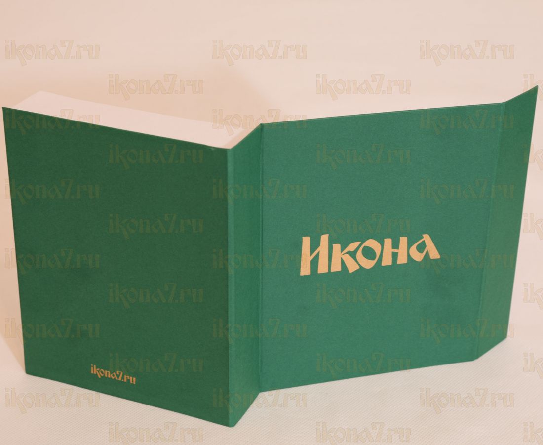 Подарочная коробка зеленая (дизайнерский картон снаружи,магнитный замок,золотое тиснение)