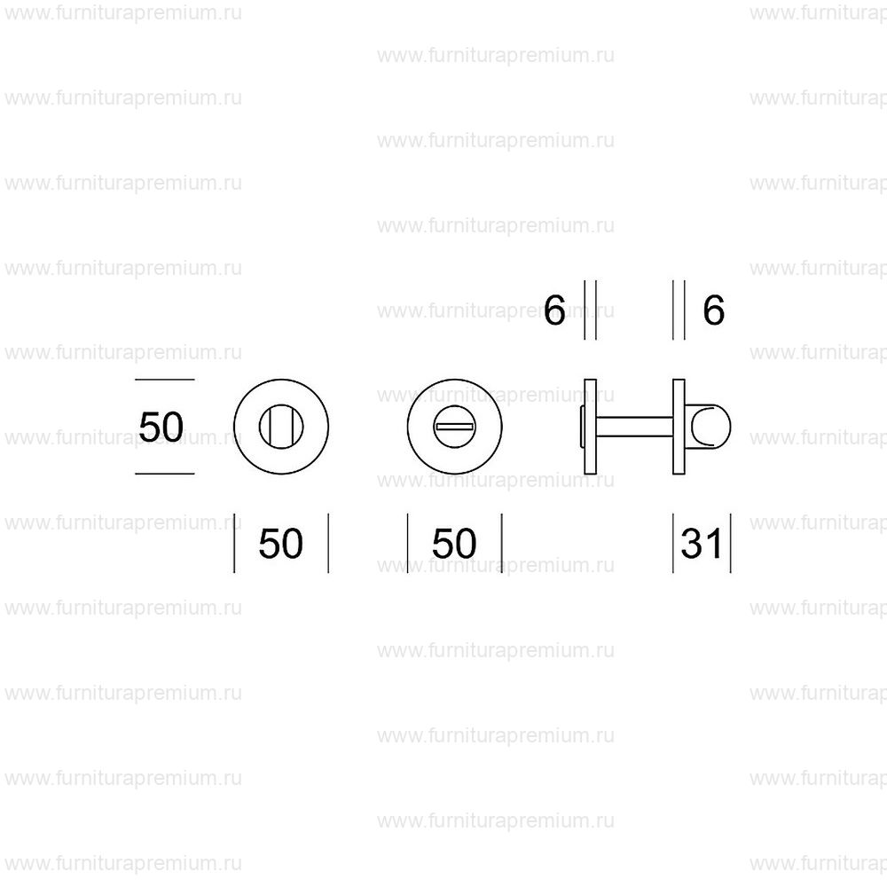Фиксатор Salice Paolo City 5212R6