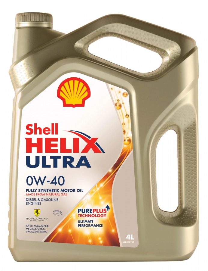 Shell Helix Ultra 0W-40, 4л