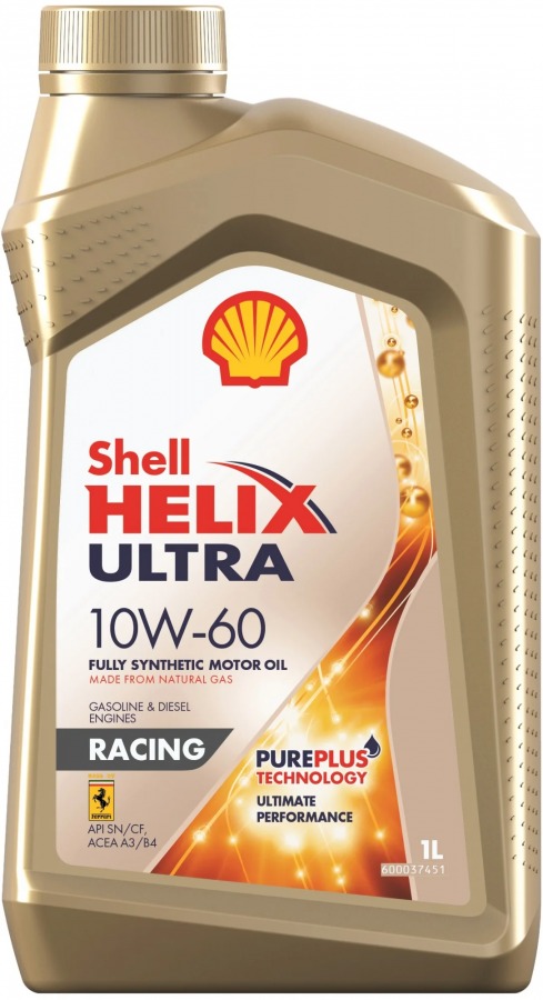 Shell Helix Ultra Racing 10W-60, 1л