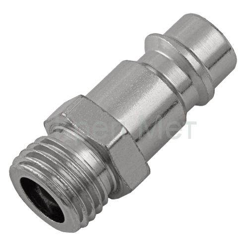 Ниппель универсальный быстросъемный ("папа") 1/4, внешняя резьба, 2 шт, Stels