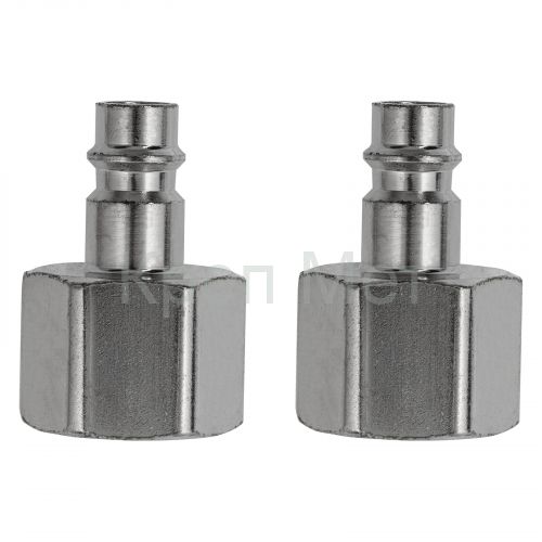 Ниппель универсальный быстросъемный ("папа") внутренняя резьба 1/2, 2 шт, Stels