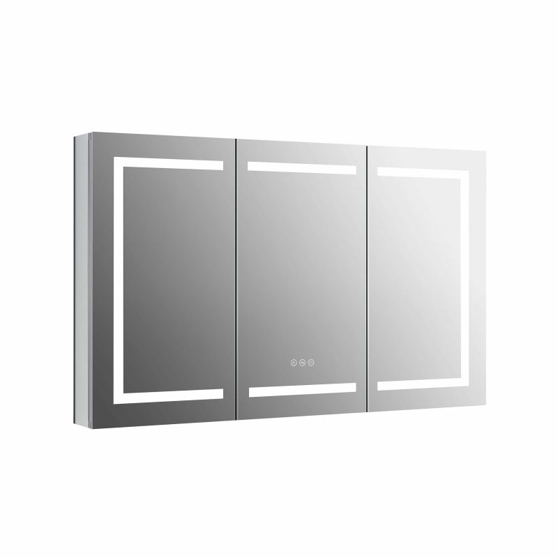 Шкаф-зеркало для ванной с подсветкой Aquatek AQ7124-MLC, сенсорное управление