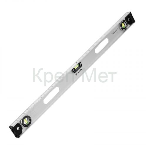 Уровень алюминиевый "Рельс", 800 мм, 3 глазка (1 поворотный) Matrix