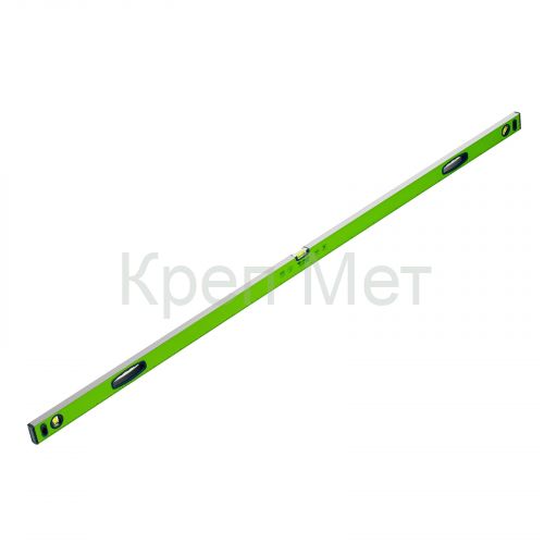 Уровень алюминиевый УСМ-0,5-2000, фрезерованный, 3 глазка, магнитный, рукоятки, 2000 мм Сибртех