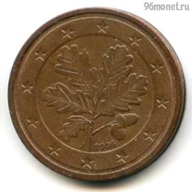 Германия 2 евроцента 2006 J