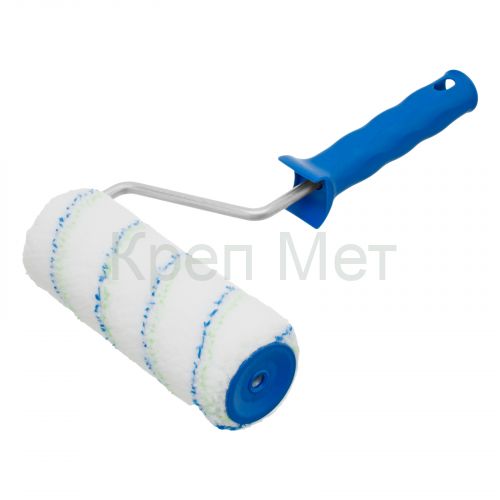 Валик "Водные краски", 180 мм, ворс 12 мм, D 48 мм, D ручки 8 мм, полиэстер Сибртех