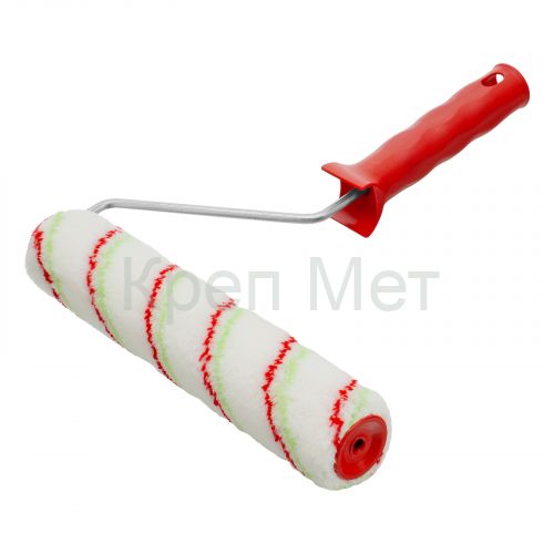 Валик "Эмали" , 250 мм, ворс 12 мм, D - 36 мм, D ручки - 6 мм, полиамид, полиакрил Сибртех