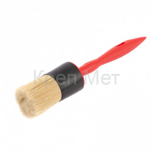 Кисть круглая №45, натуральная щетина, пластиковая ручка, Color line Matrix