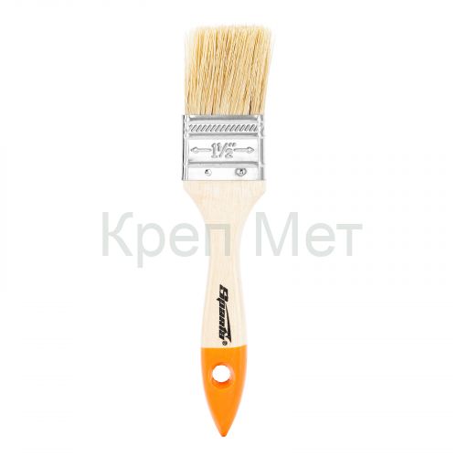 Кисть плоская Slimline 1.5" (38 мм) натуральная щетина, деревянная ручка Sparta