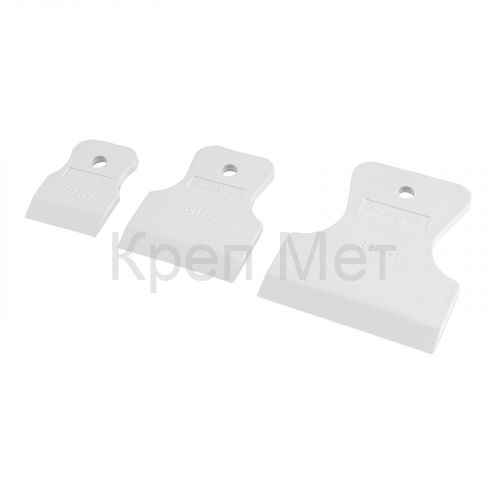 Шпатель, белая резина, 40 мм Сибртех