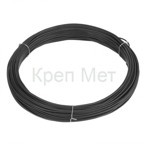 Проволока стальная 30 м, вязальная, термообработанная 2 мм Сибртех