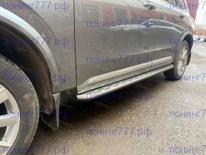 Подножки боковые, стиль оригинала для Вольво ХС90