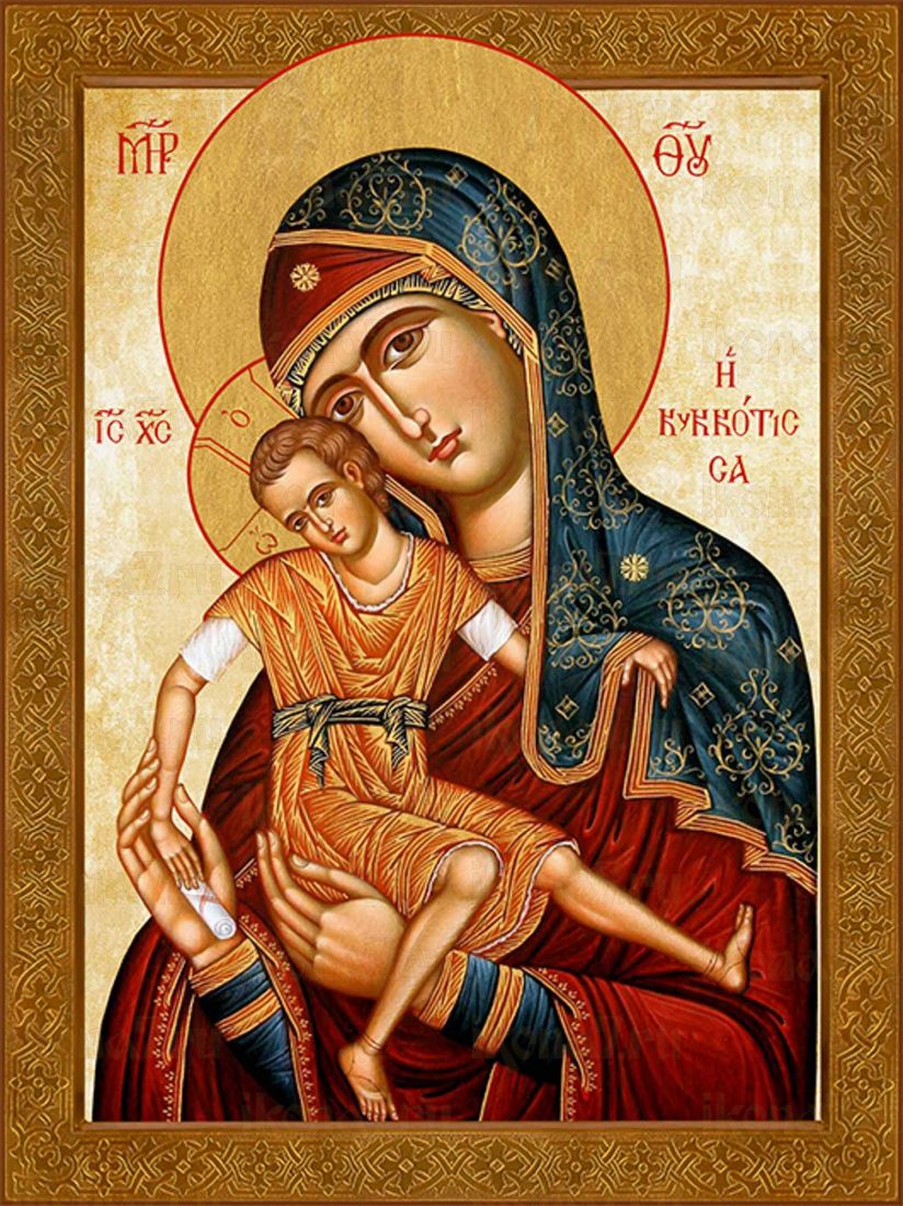 Киккская Икона Божией Матери (Премиум UV-печать)(ЮДД-468)