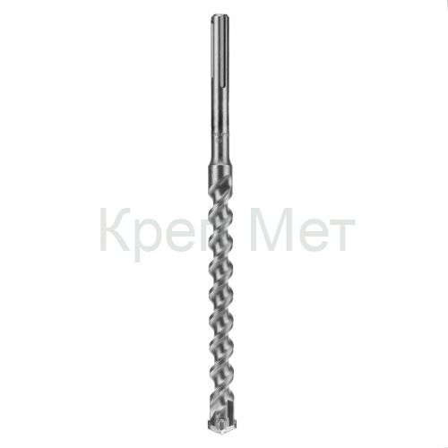 Бур по бетону, 28 х 400 мм, SDS Max c крестовой пластиной Matrix