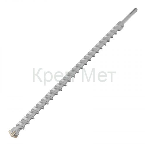 Бур по бетону, 40 х 1000 мм, SDS MAX c крестовой пластиной Matrix