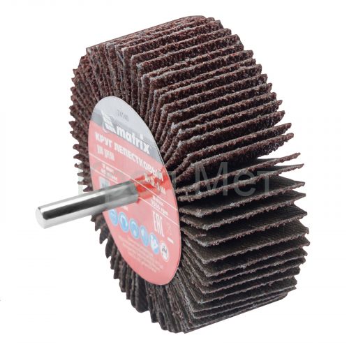 Круг лепестковый для дрели, 80 х 30 х 6 мм, P 40 Matrix