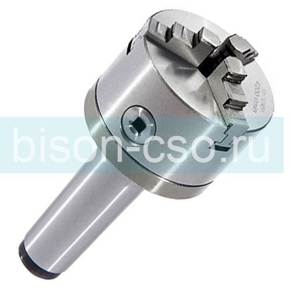 Патрон токарный 80 мм ТМХ 3-х кул., без вращения с хвостовиком КМ 1