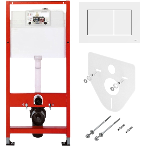 Инсталляция для подвесного унитаза Tece Profil 9400413 с кнопкой смыва