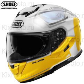 Шлем Shoei GT-Air 3 Mike, желто-белый (TC-3)