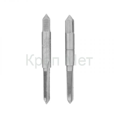 Метчик ручной М5 х 0.8 мм, комплект из 2 шт Сибртех