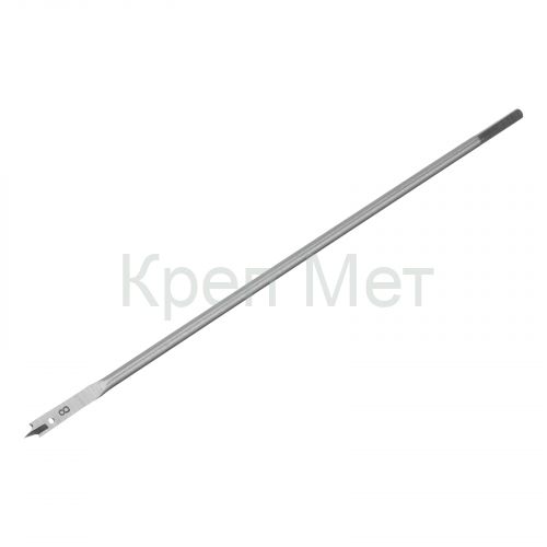 Сверло по дереву перовое удлиненное, 8 х 300 мм, шестигранный хвостовик Matrix