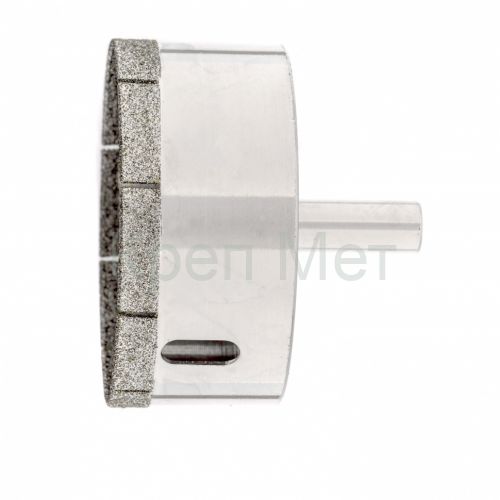 Сверло по стеклу и керамической плитке, 60 х 55 мм, цилиндрический хвостовик Сибртех