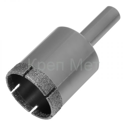 Сверло по стеклу и керамической плитке, 25 х 55 мм, цилиндрический хвостовик Сибртех