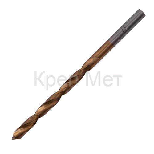 Сверло по металлу, 4 мм, HSS, нитридтитановое покрытие, цилиндрический хвостовик Matrix