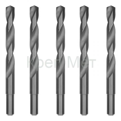 Сверло по металлу, 14.5 мм, полированное, HSS, 5 шт, цилиндрический хвостовик Matrix