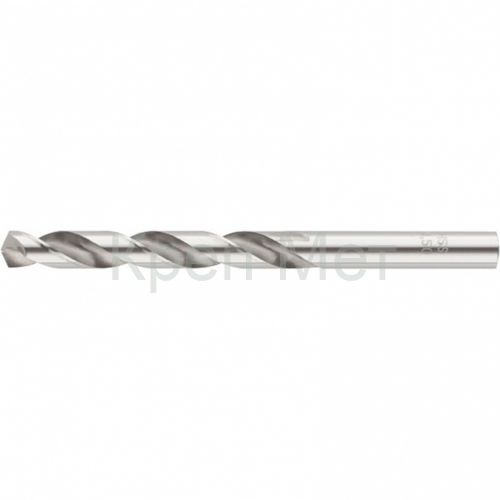 Сверло спиральное по металлу, 4.8 x 80 мм, Р6М5 Барс