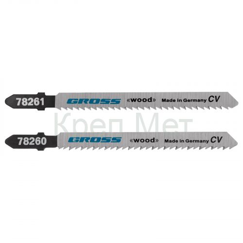 Набор полотен для электролобзика по дереву, 2 шт, (T101B+T101BR) Gross