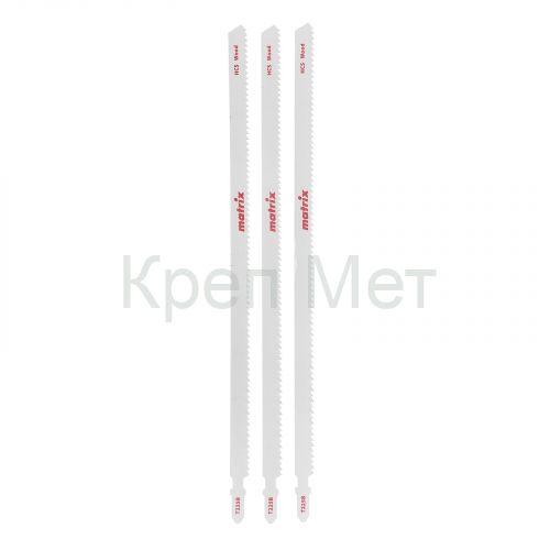 Полотна для электролобзика  по дереву, 3 шт, T225B, 225 x 2, 75 мм, HCS Matrix