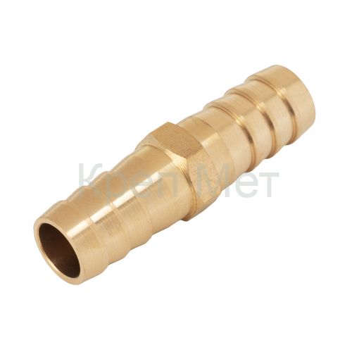 Соединитель для шланга 1/2", латунный Palisad