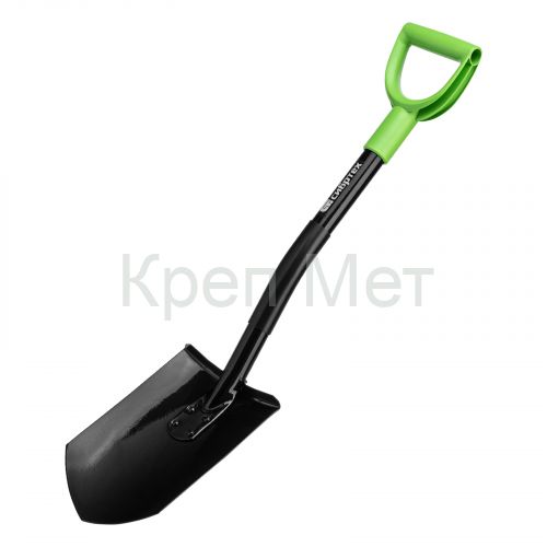 Лопата штыковая, 185х275х810 мм, цельнометаллическая, Сибртех