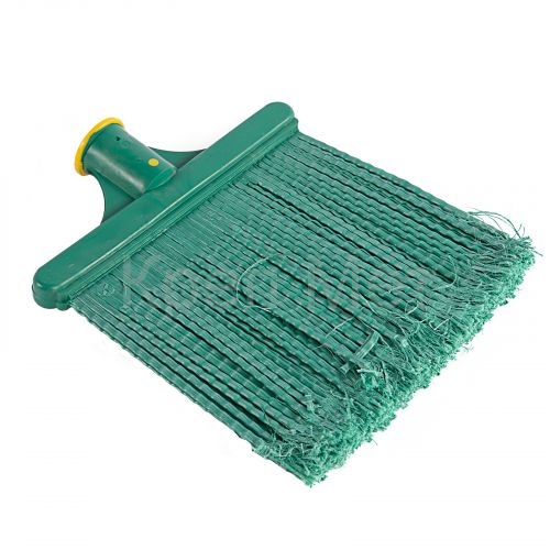 Метла полипропиленовая, 240 х 160 мм, плоская распушенная, без черенка, Сибртех