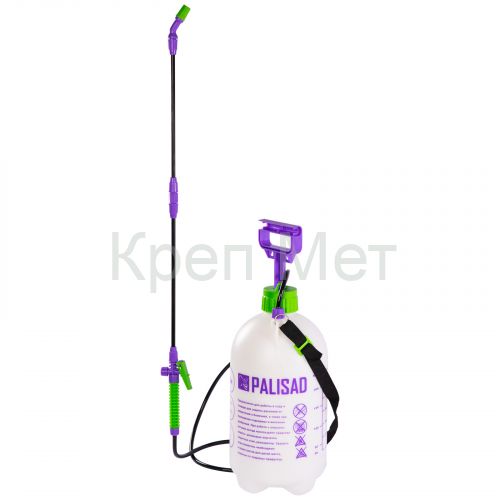 Опрыскиватель ручной, 7 л, с насосом, шлангом, разбрызгиватель Palisad