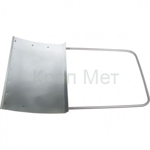 Движок для уборки снега стальной оцинкованный, 755 х 495 х 1245 мм, стальная рукоятка, Сибртех