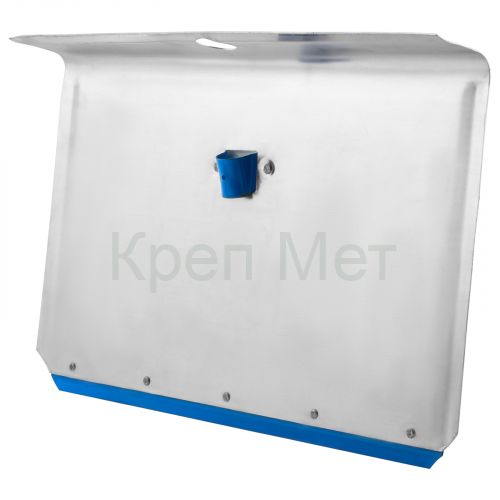 Лопата для уборки снега тротуарная, алюминиевая, 600 х 400 мм, без черенка, Сибртех