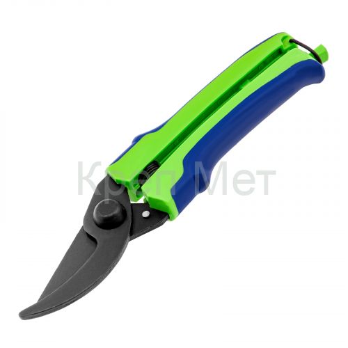 Секатор прямого реза, 220 мм, пластиковые рукоятки, Горизонт, Сибртех